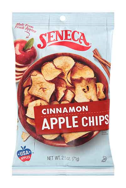 Seneca Foods Crispy Cinnamon Apple Chips,  6-Pack 2.5 oz. Bags