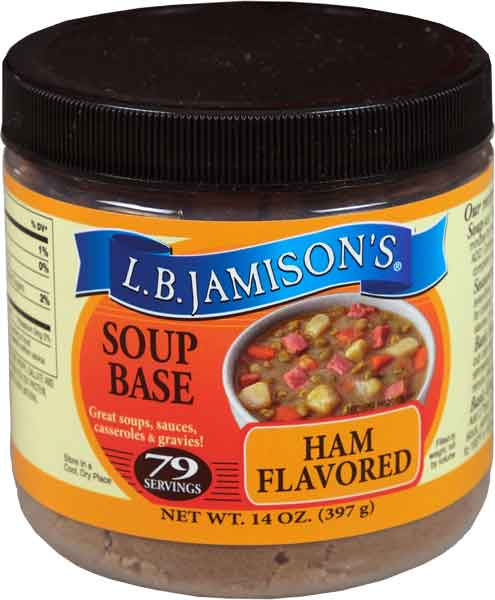 L.B. Jamison's Ham Flavored Soup Base, 3-Pack 14 oz. Jars