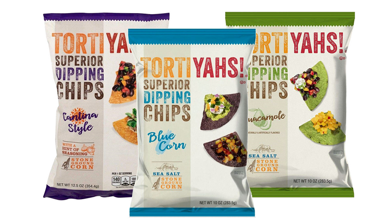 Tortiyahs! Dipping Tortilla Chips: Cantina Style, Blue Corn & Guacamole Variety 3-Pack