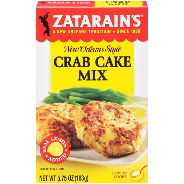 Zatarain's New Orleans Style Crab Cake Mix, 3-Pack 5.75 oz. Box
