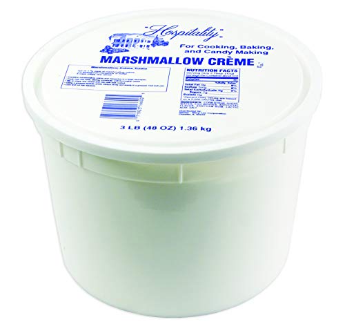 Hospitality Marshmallow Creme- Economy Size 3 lb. Tub