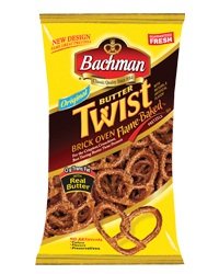 Bachman Butter Twist Pretzels 10 oz (4 Bags)