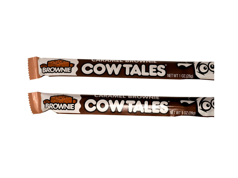 Goetze's Classic Cow Tales Caramel Candy, Chocolate Brownie-36 Count Box