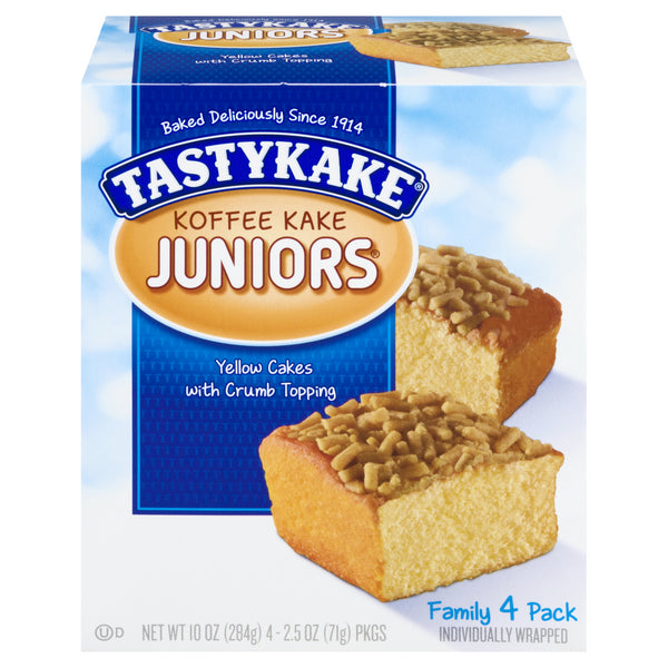 Tastykake Koffee Kake Juniors Family Size 4 Pack- 4 Boxes