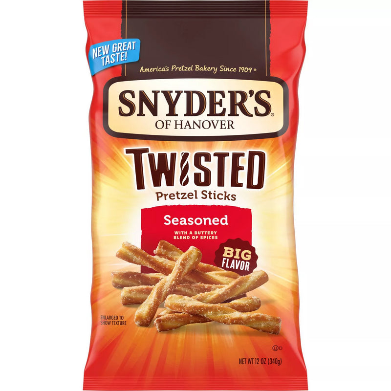 Snyder's of Hanover Seasoned Pretzel Twists, 4-Pack 12 oz. Bags