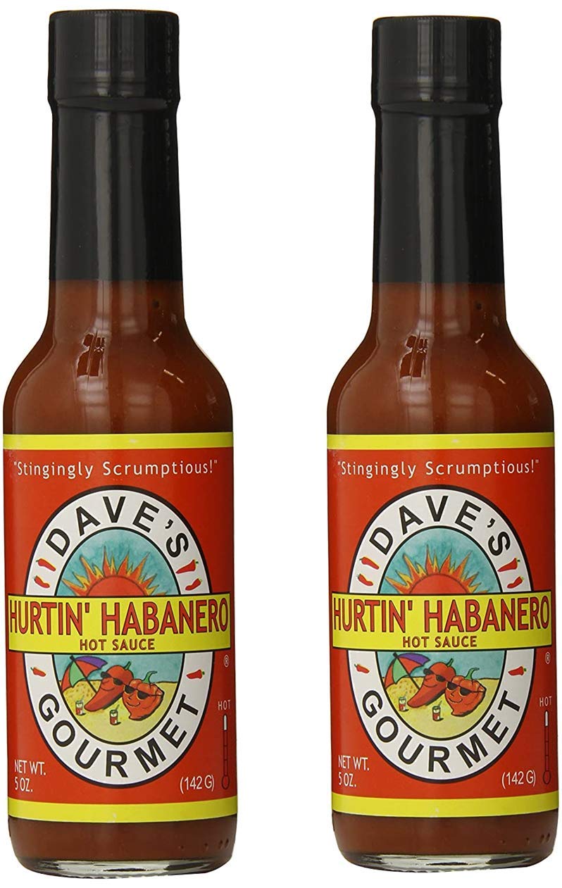 Dave's Gourmet Hurtin' Habanero Hot Sauce, 2-Pack 5 fl. oz.(142g) Bottles