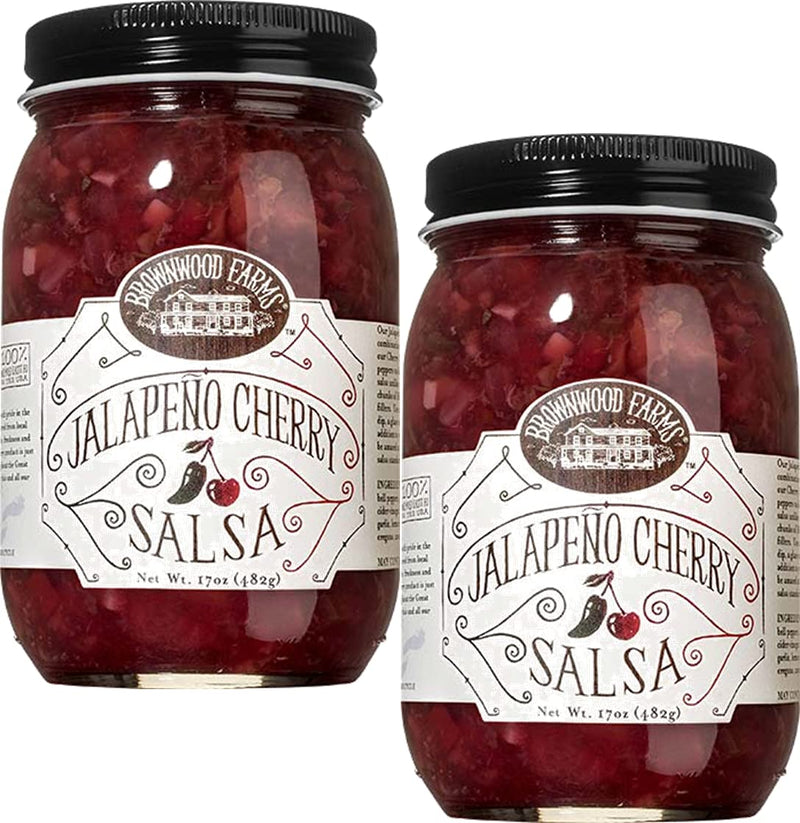 Brownwood Farms Jalapeno Cherry Salsa, 2-Pack 17 oz. Jars