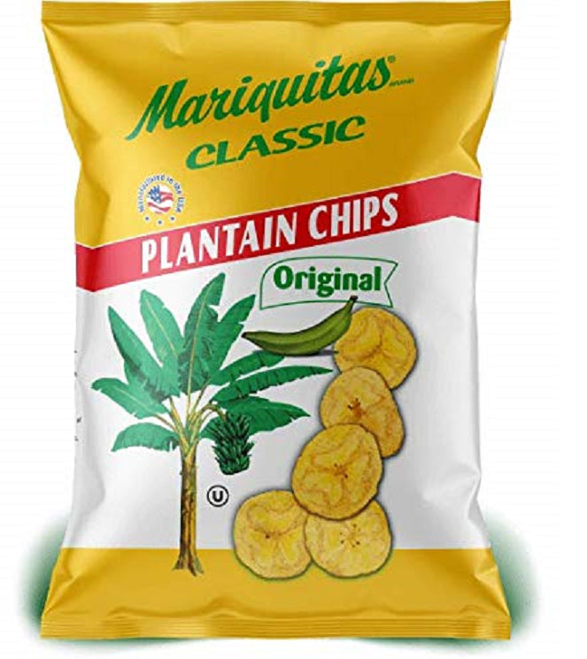 Mariquitas Classic Original Plantain Chips, 4-Pack 3 oz. Bags