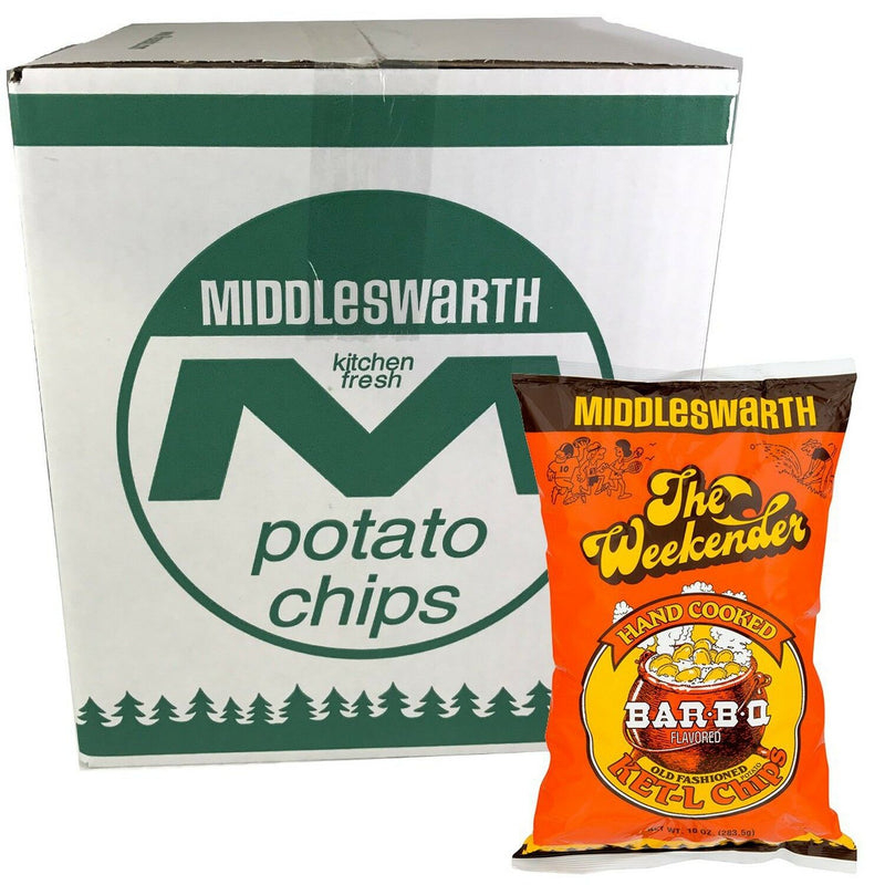 Middleswarth Hand Cooked Old Fashioned KET-L BBQ Flavored Potato Chips 3 lb box