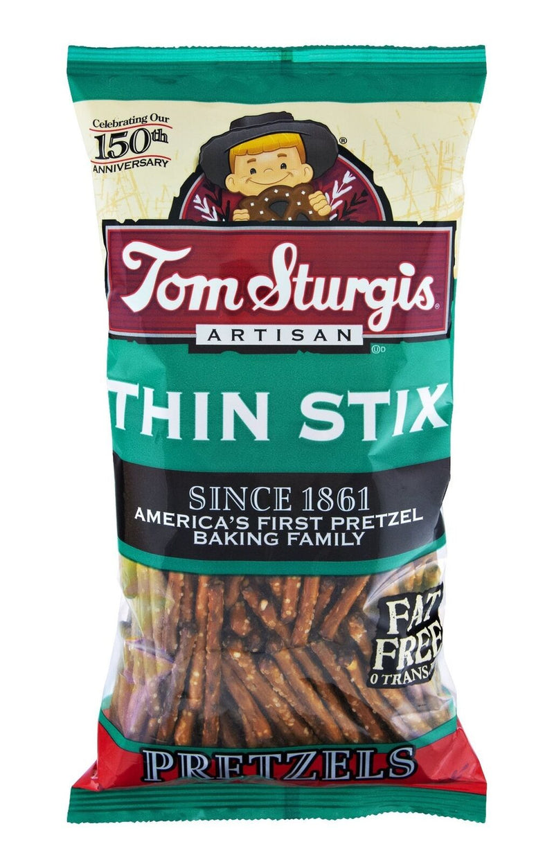 Tom Sturgis Artisan Thin Stix Pretzels 9 oz. Bag (2 Bags)