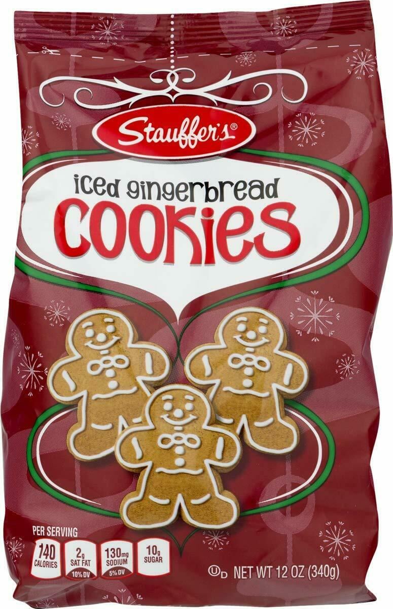 Stauffer's Biscuit Co. Holiday Cookies, 4-Pack 12 oz. Foil Lined Bags