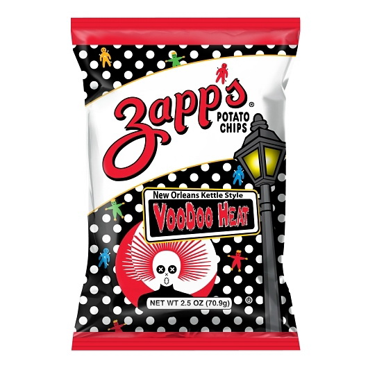 Zapp's New Orleans Kettle Style Potato Chips- 16 Count Case Pack 2.5 oz. Bags