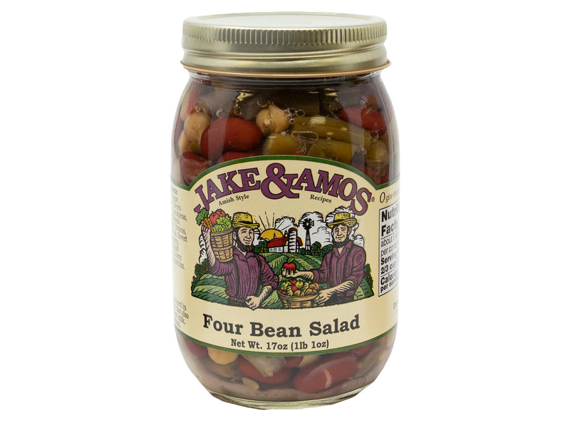 Jake & Amos Four Bean Salad, 2-Pack 17 oz. Jars
