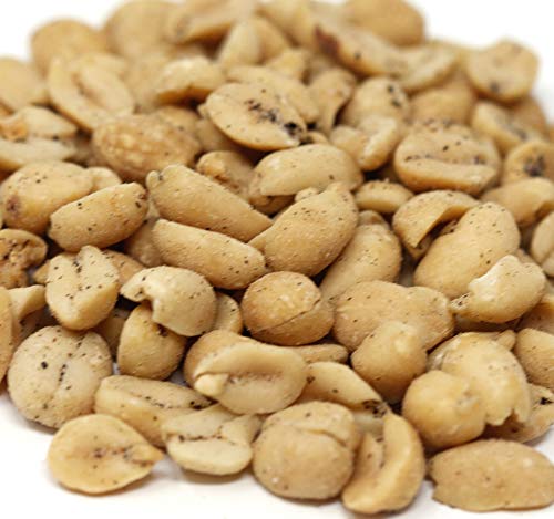 Carolina Nut Co. Hand-Roasted Jumbo Peanuts in Your Choice of 5 Different Seasonings- 5 lb. Value Size (Salt & Pepper)