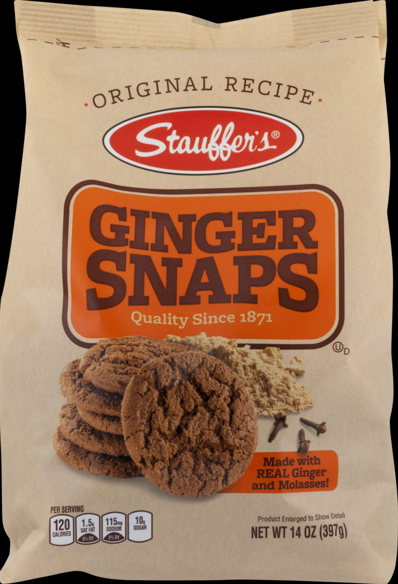 Stauffer's Original Recipe Ginger Snaps 14 oz. Bag (3 Bags)
