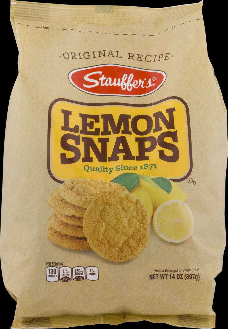 Stauffer's Original Recipe Lemon Snaps 14 oz. Bags (3 Bags)