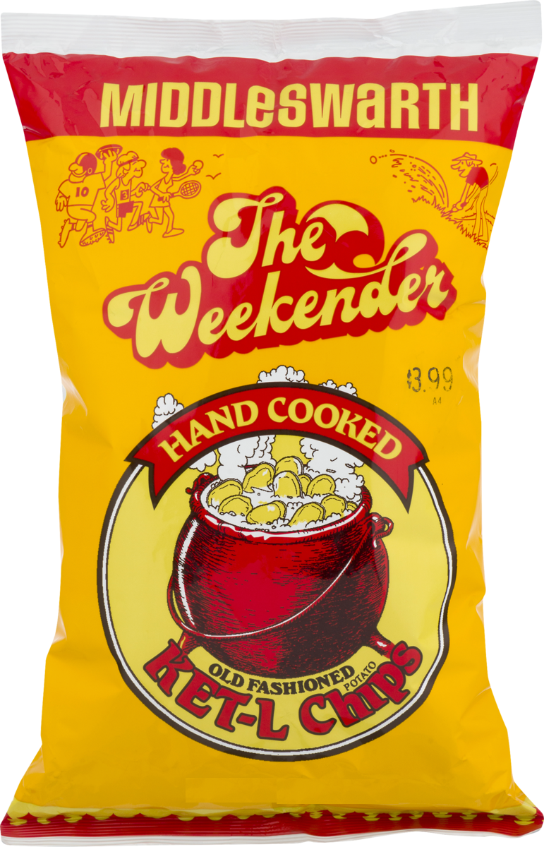 Middleswarth Hand Cooked Old Fashioned KET-L Potato Chips The Weekender, 3-Pack 9 oz. Bags