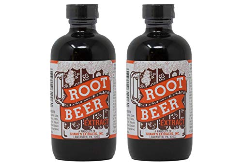Shank's Root Beer Extract- Two 4 fl. oz. Bottles