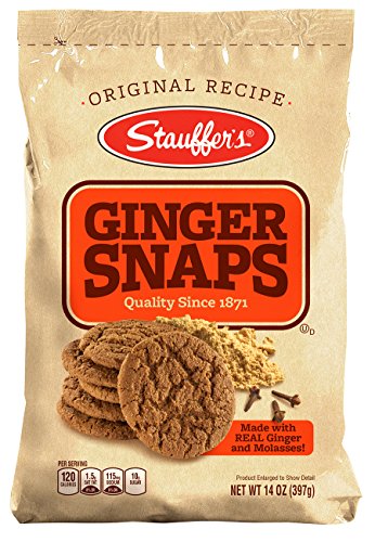 Stauffers Ginger Snaps Bag, 14-Ounce Bags (Pack of 6)