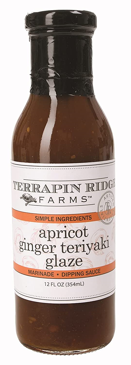 Terrapin Ridge Farms Gourmet Apricot Ginger Teriyaki Glaze, 2-Pack 12 oz. Bottle