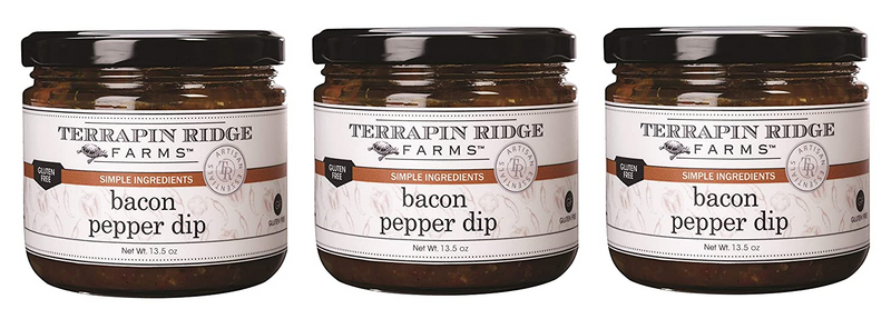 Terrapin Ridge Farms Bacon Pepper Dip, 3-Pack 13.5 Ounce Jars