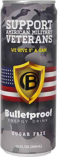 Bulletproof Sugar Free Energy Drink, 12-Pack 12 fl oz. Cans