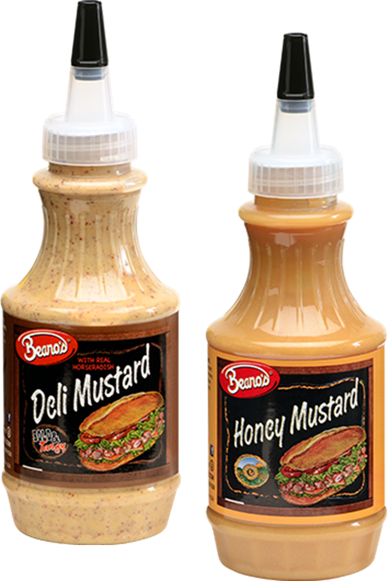 Beano's Deli Mustard & Honey Mustard Variety 2-Pack, 8 fl. oz. Bottles