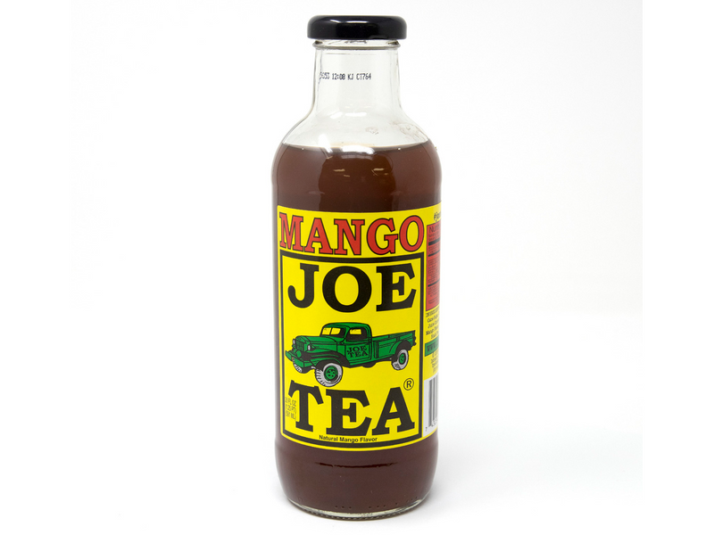 Joe Tea Mango Tea 20 fl. oz. Glass Bottles- Case Pack of 12