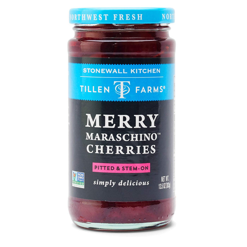 Tillen Farms Merry Maraschino Cherries, 13.5 oz. Jars