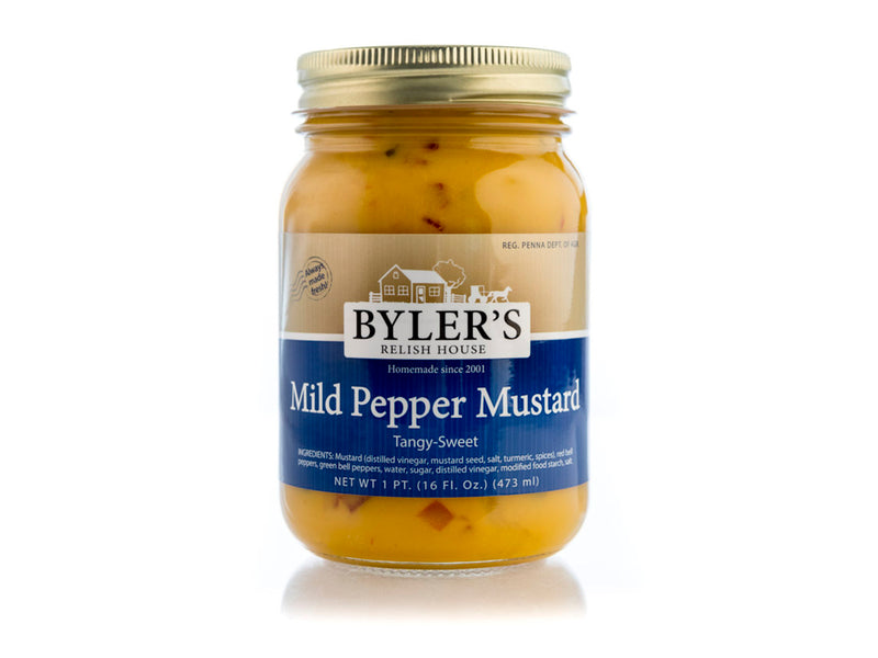 Byler's Relish House Pepper Mustard, 2-Pack 16 fl. oz. Jars