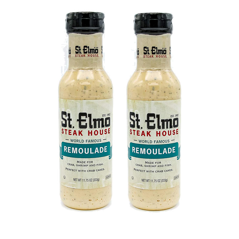 St. Elmo Steak House Remoulade, Great for Shrimp, Crab Cakes and Seafood, 2-Pack 11.75 oz. Bottles