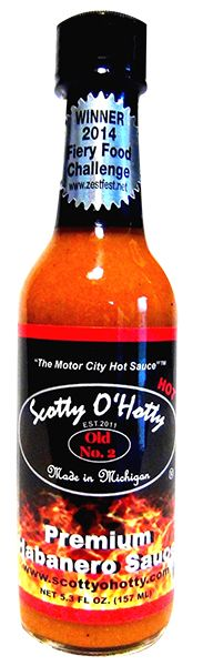 Scotty O' Hotty, The Motor City Hot Sauce, 2-Pack 5.3 fl. oz. Bottles