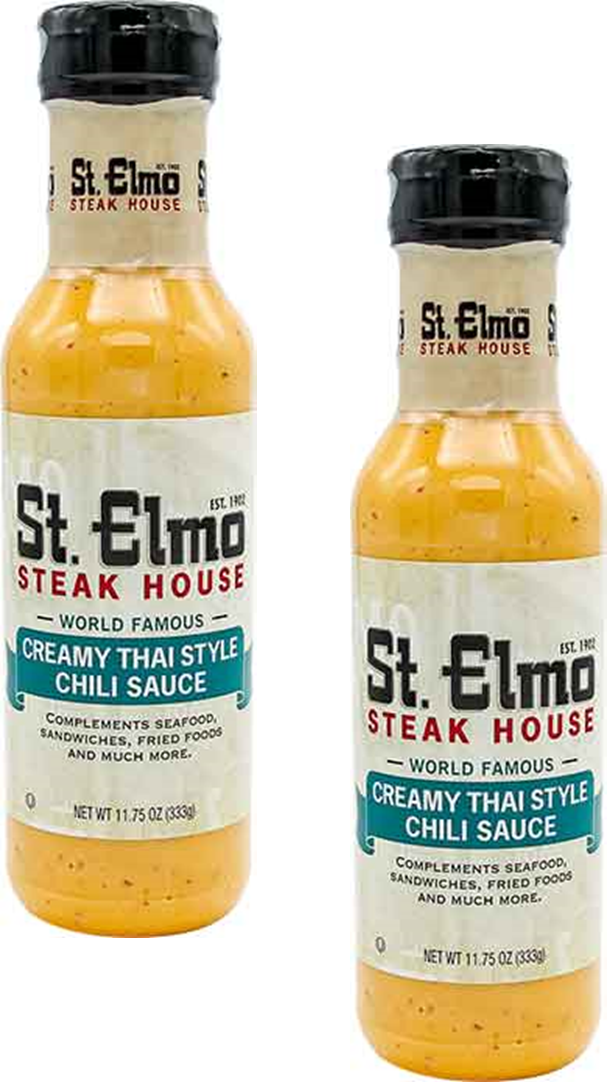 St. Elmo Steak House Creamy Thai Style Chili Sauce, 2-Pack 11.75 oz. Bottles