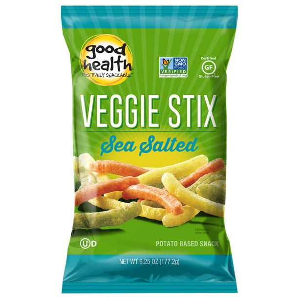 Good Health Veggie Stix with Sea Salt 6.25 oz. Bag (3 Bags)