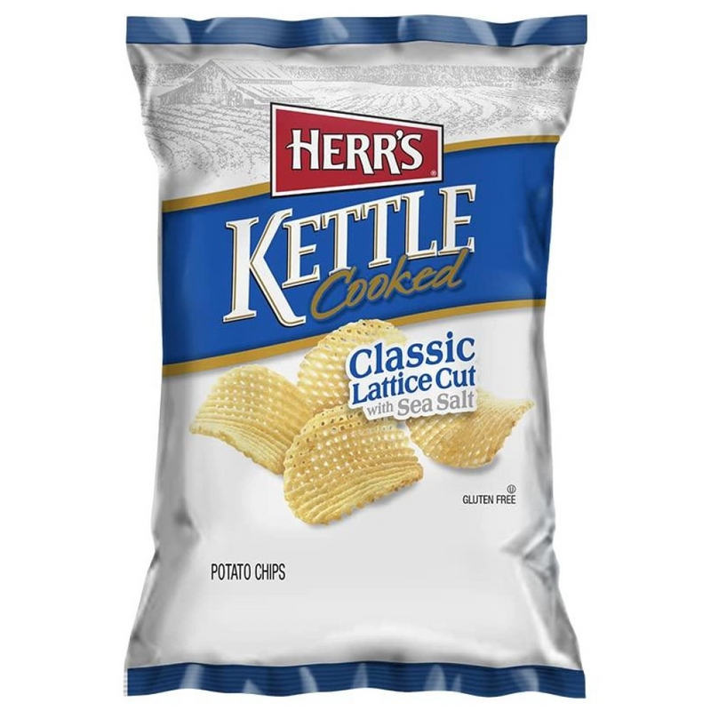 Kettle Brand Potato Chips, Sea Salt Kettle Chips, Snack Bag 1.5 Oz (Pack of  24)