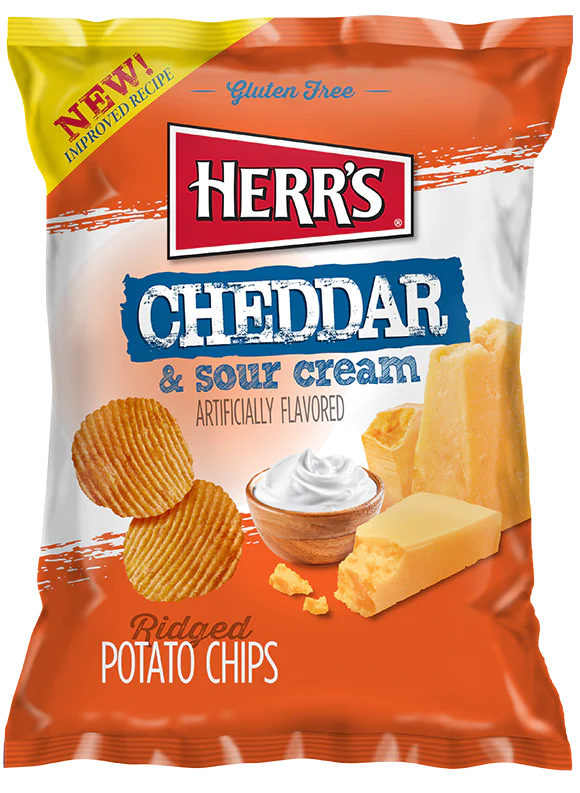 Herr's Potato Chips, 24-Pack Case 2.75 oz. Single Serve Bags