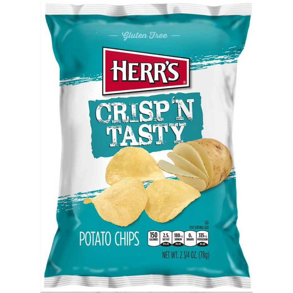Ketchup Ripple Potato Chips – Herr's