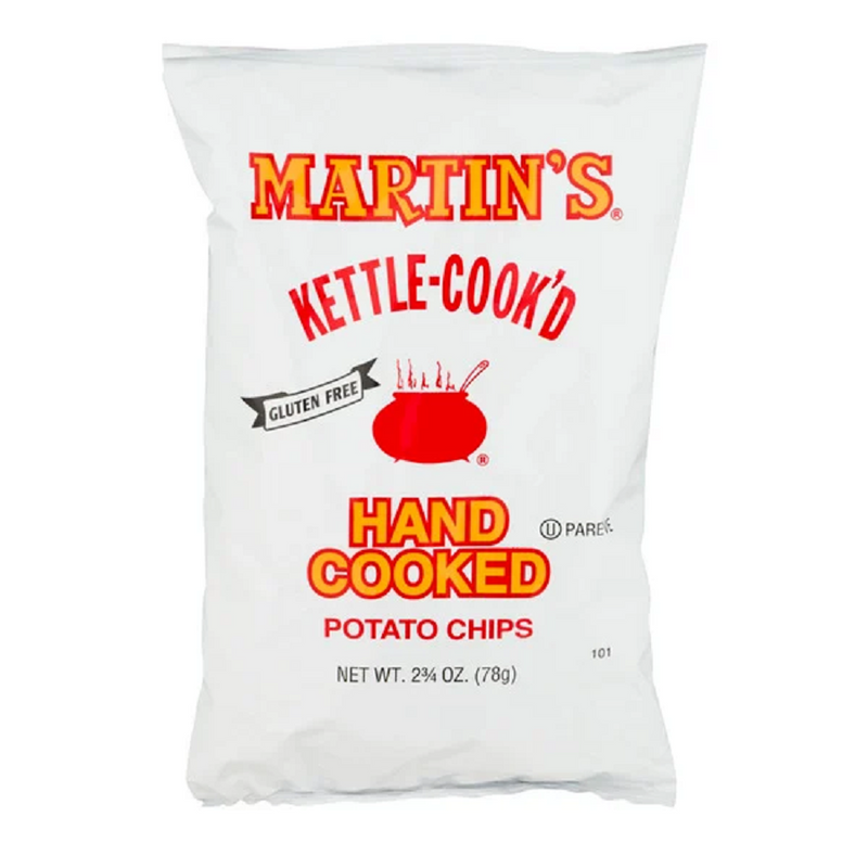 Martin's Potato Chips, 18-Pack Case, 2.75 Ounces Single Serve Bags