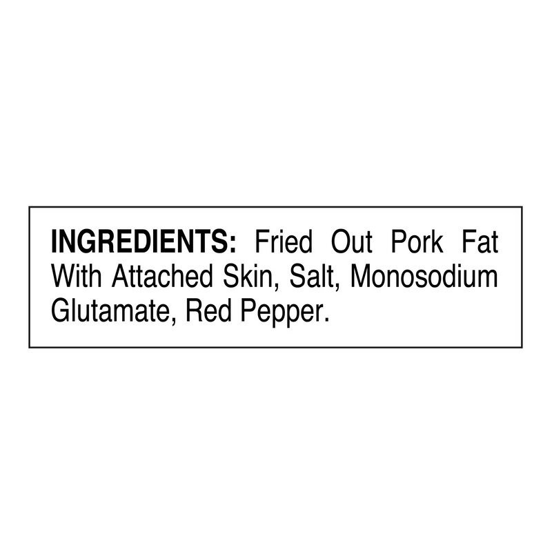 Golden Flake Fried Pork Cracklin Strips Mildly Seasoned with Red Pepper- 3.5 oz. Bags