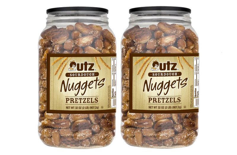 Utz Quality Foods Sourdough Pretzel Nuggets, 32 oz. Barrels