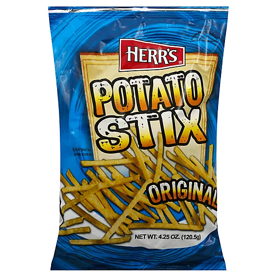 Herr's Potato Stix Original Potato Sticks, 4.25 oz. Single Serve Bags
