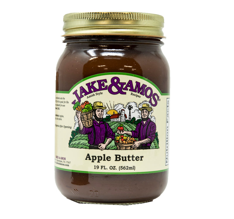 Jake & Amos Amish Style Apple Butter, 2-Pack 19 oz. Jars