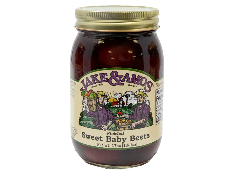 Jake & Amos Pickled Sweet Baby Beets, 2-Pack 17 oz. Jars