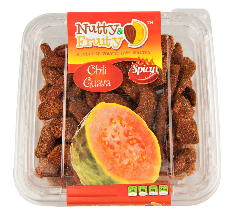 Nutty & Fruity Dried Chili Guava Pieces, 2-Pack 8 oz. (227g) Trays