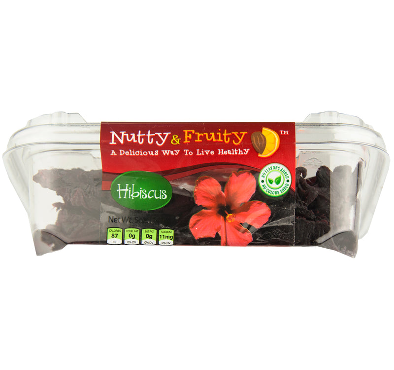 Nutty & Fruity Dried Hibiscus Sweetened Tropical Flower, 2-Pack 5 oz.