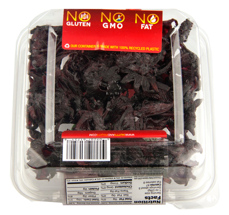 Nutty & Fruity Dried Hibiscus Sweetened Tropical Flower, 2-Pack 5 oz.