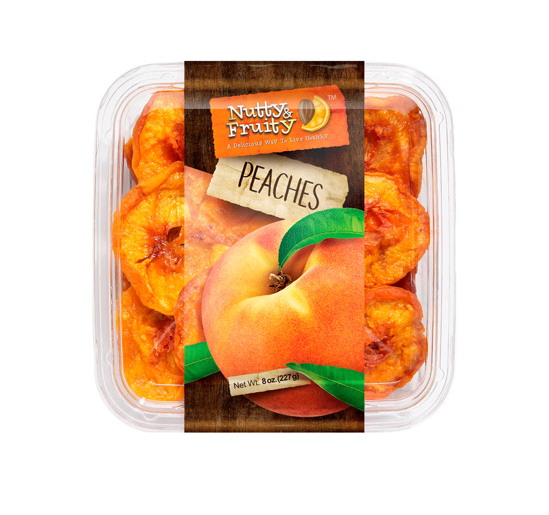Nutty & Fruity Dried Peaches, 2-Pack 8 oz. (227g) Trays