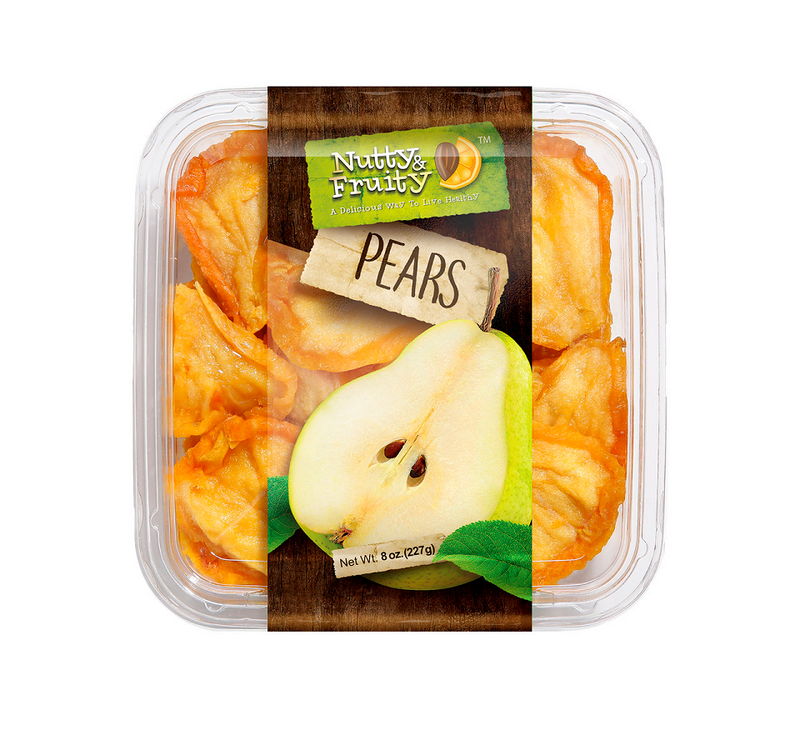 Nutty & Fruity Dried Pear Slices, 2-Pack 8 oz. (227g) Trays