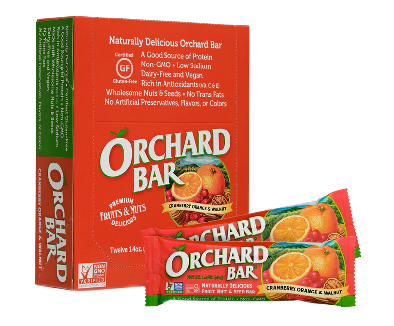 Liberty Orchards Non-GMO Gluten-Free Naturally Delicious Orchard Bar, 12-Count 1.4 oz. Bars