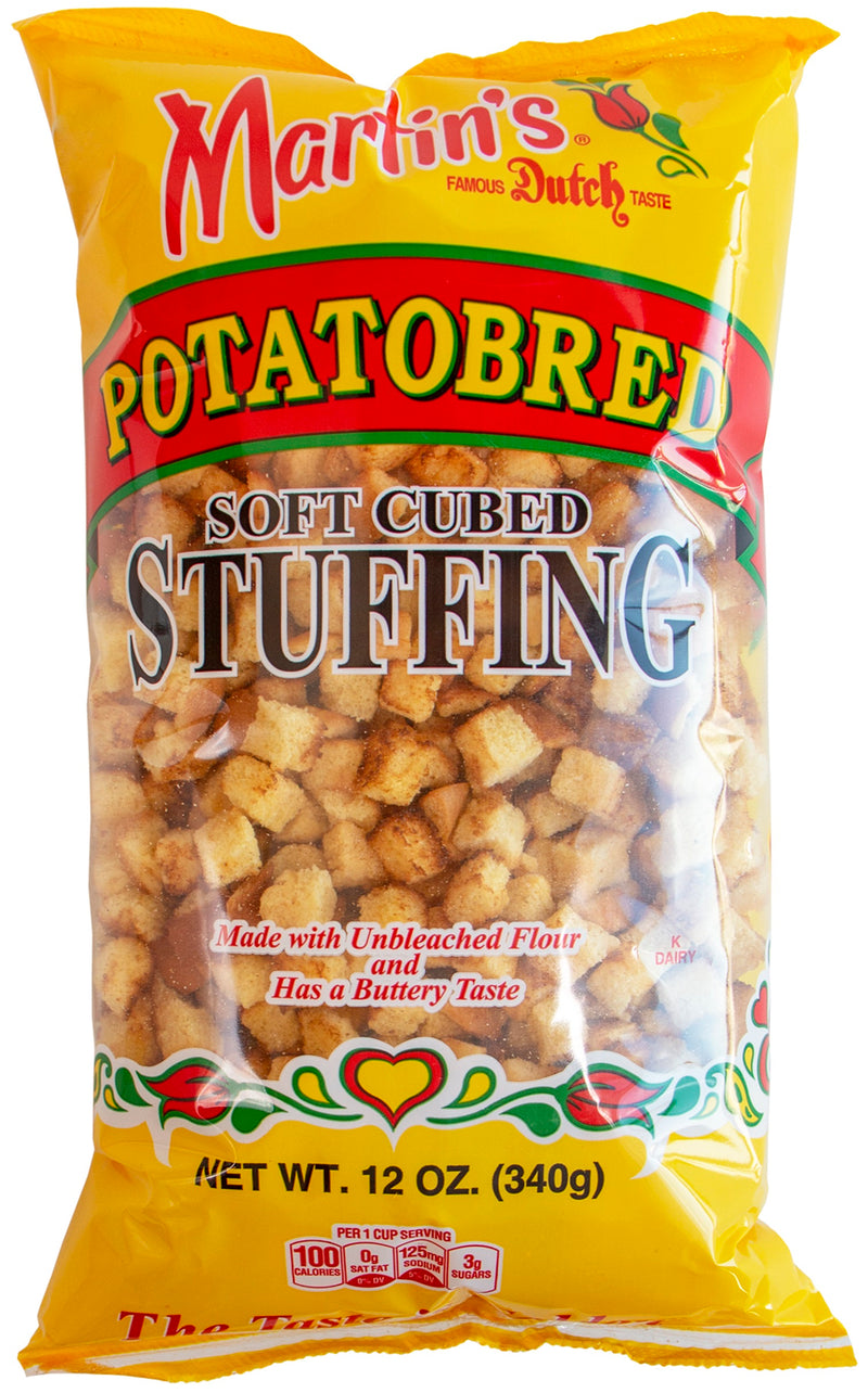 Martin's Famous Pastry Potatobred Soft Cubed Stuffing, 3 Bags